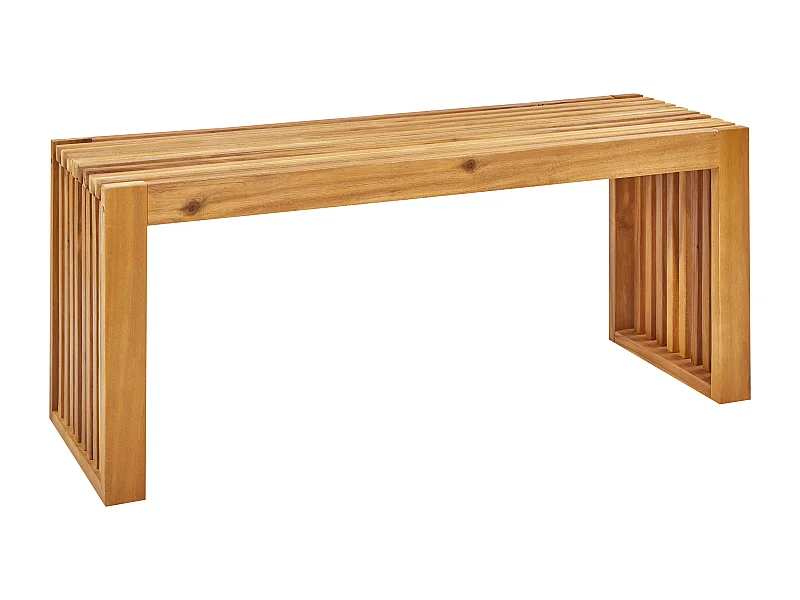 Ławka ogrodowa BELLANO 105 cm Drewno akacjowe Brązowy