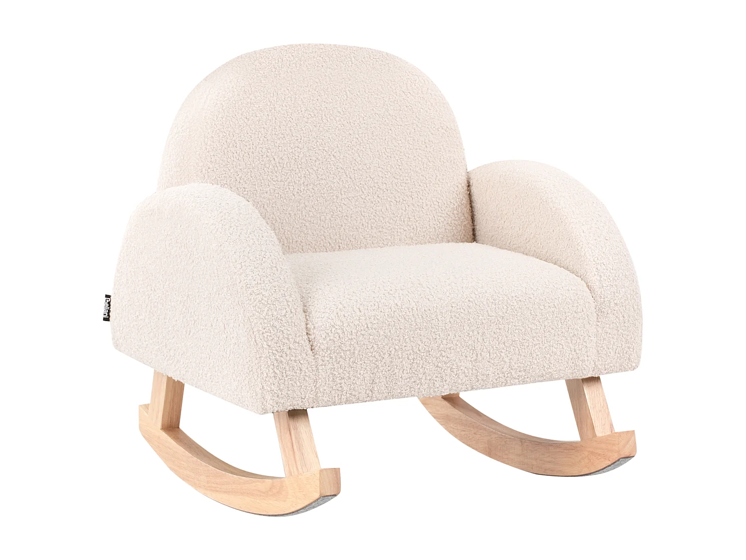 Kids Rocking Chair HUG Boucle Light Beige