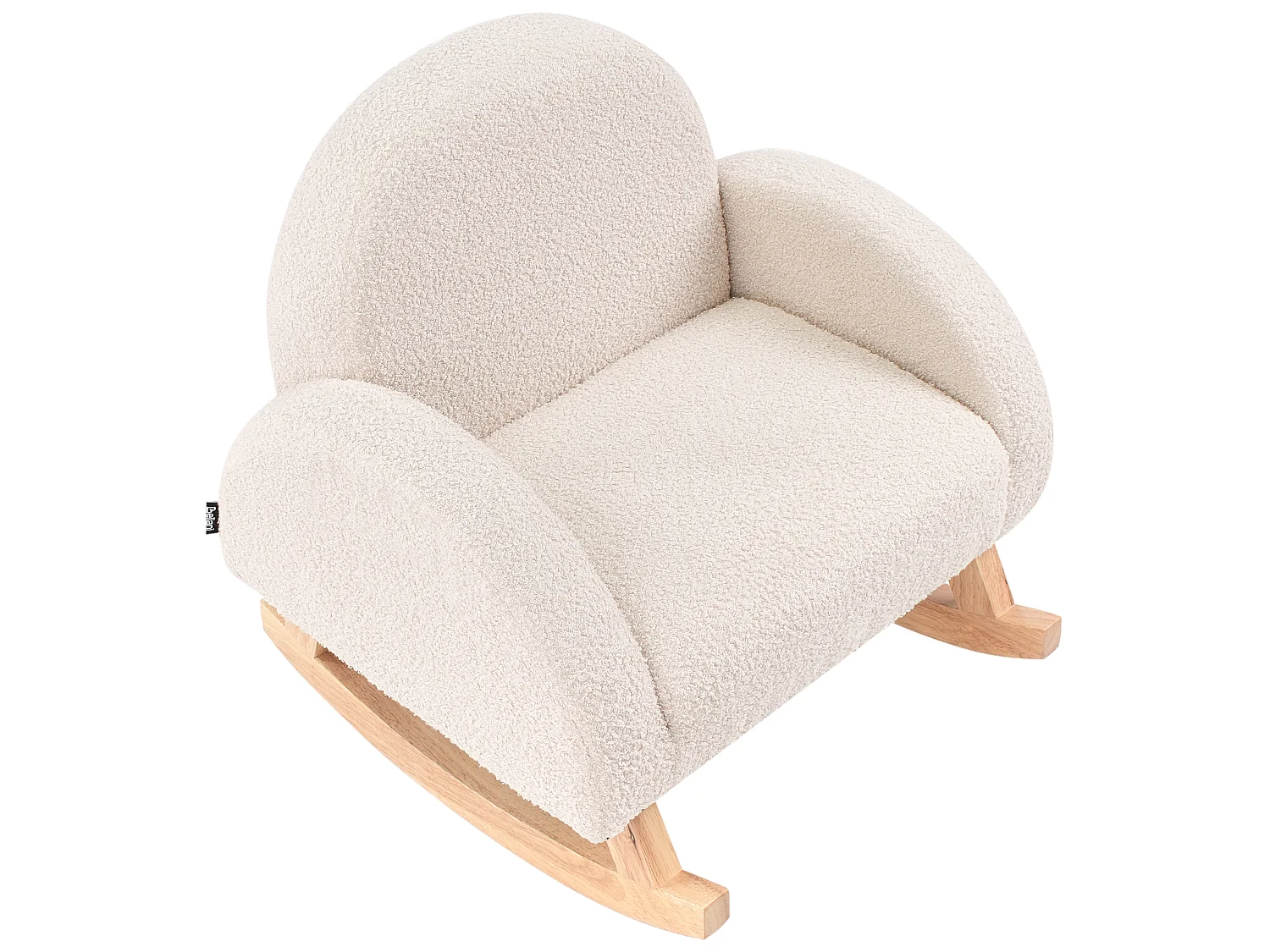 Kids Rocking Chair HUG Boucle Light Beige