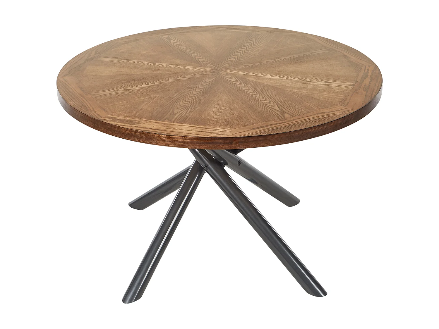 Eettafel LORENZO Bruin essenhout 120 cm 120 cm