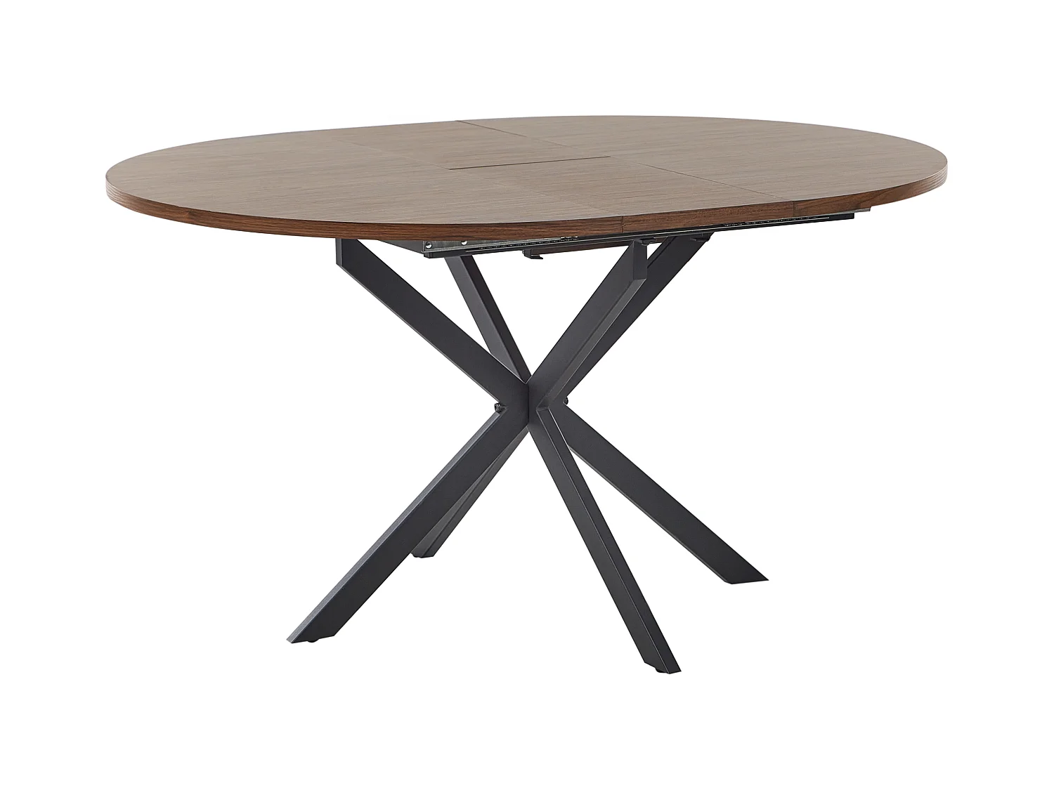 Table de salle à manger extensible FRIONA Marron foncé 110/140 cm 110 cm