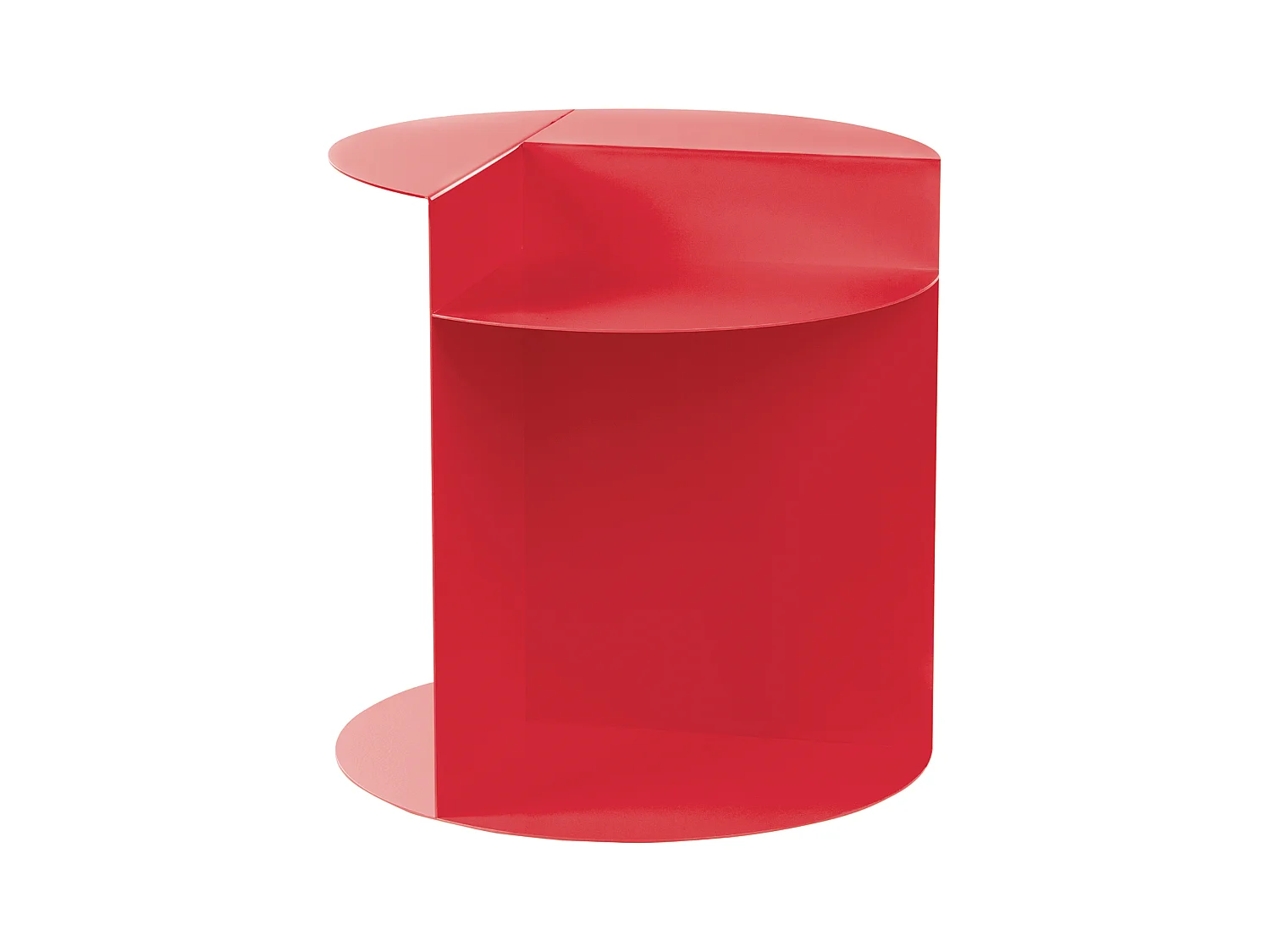 Table d'appoint TAGGART Métal Rouge