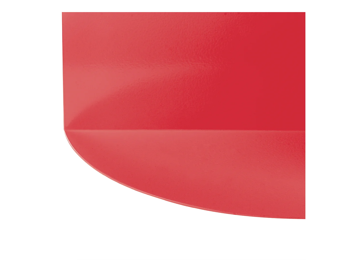 Beistelltisch Metall rund rot mit Ablage Taggart