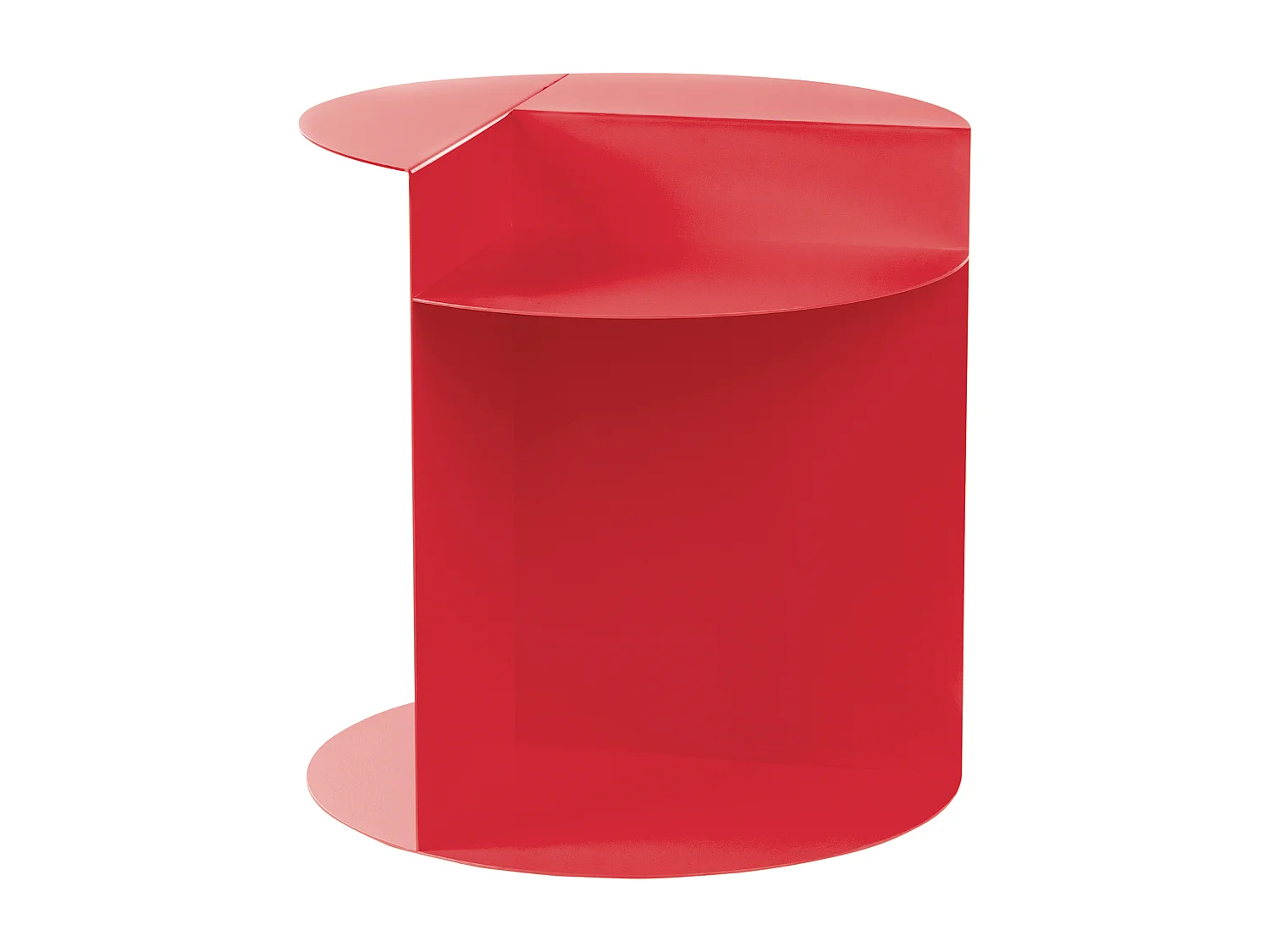 Table d'appoint TAGGART Métal Rouge