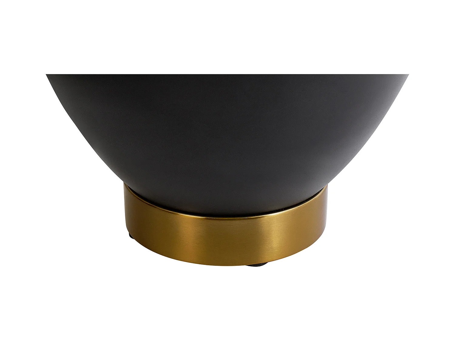 Table d'appoint NADINE Céramique Noir avec rangement