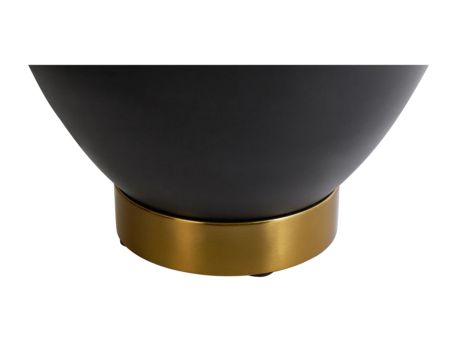 Table d'appoint NADINE Céramique Noir avec rangement