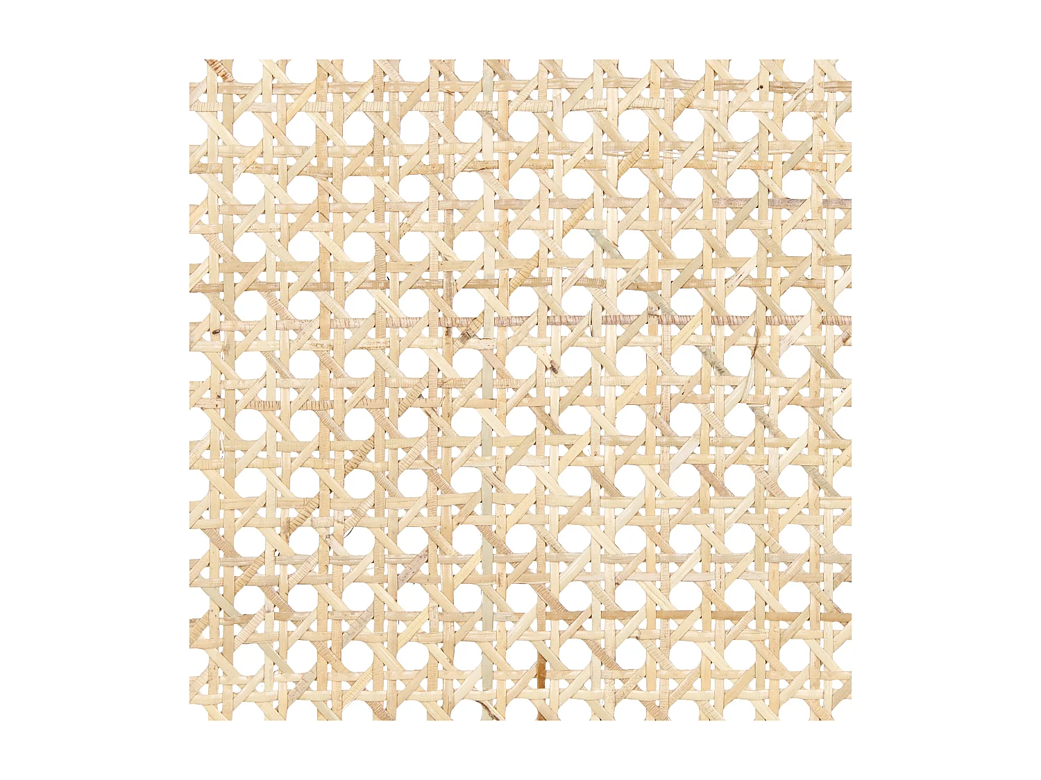 2er Set Moderne Barstühle Wiener Geflecht Rattan Rückenlehne Hocker Polyester Sitz ohne Armlehne Schwarze Beine Hellbeige Mayetta
