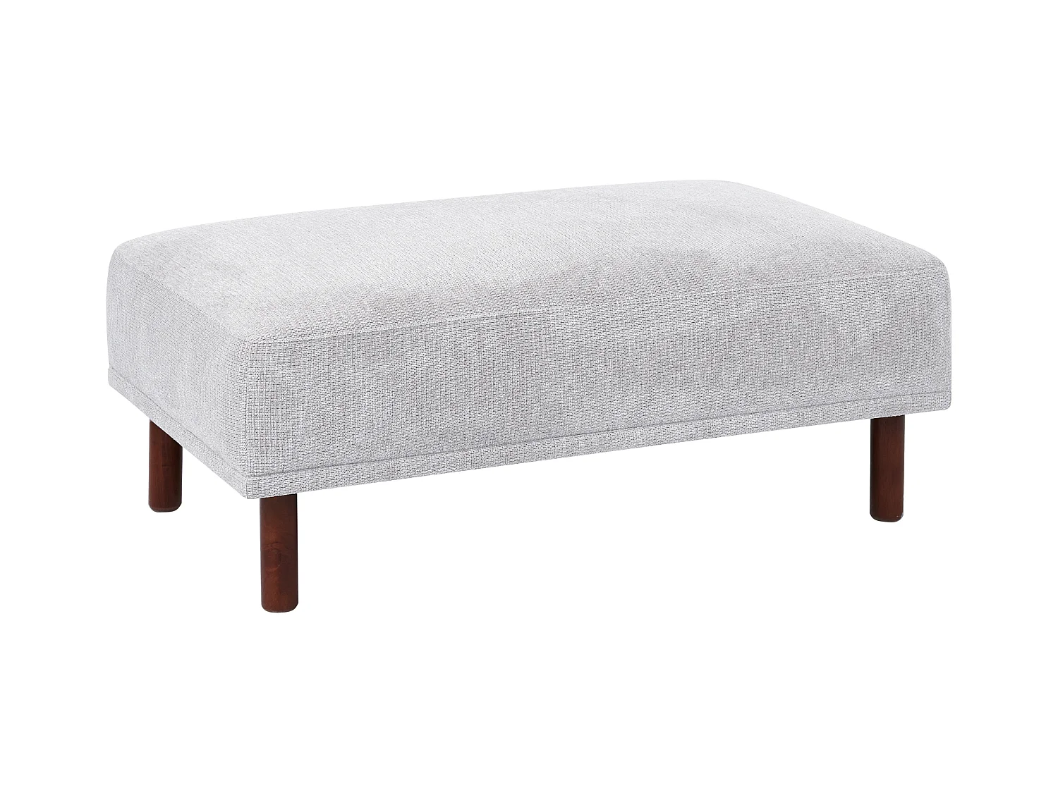 Ottoman HOLT Tissu Gris clair