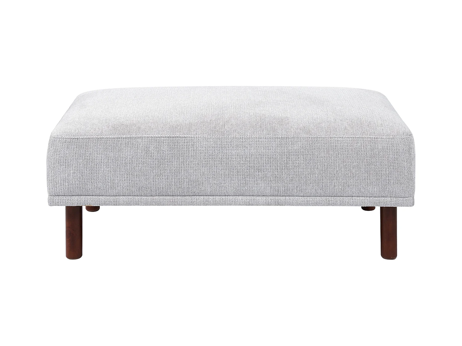 Ottoman HOLT Tissu Gris clair