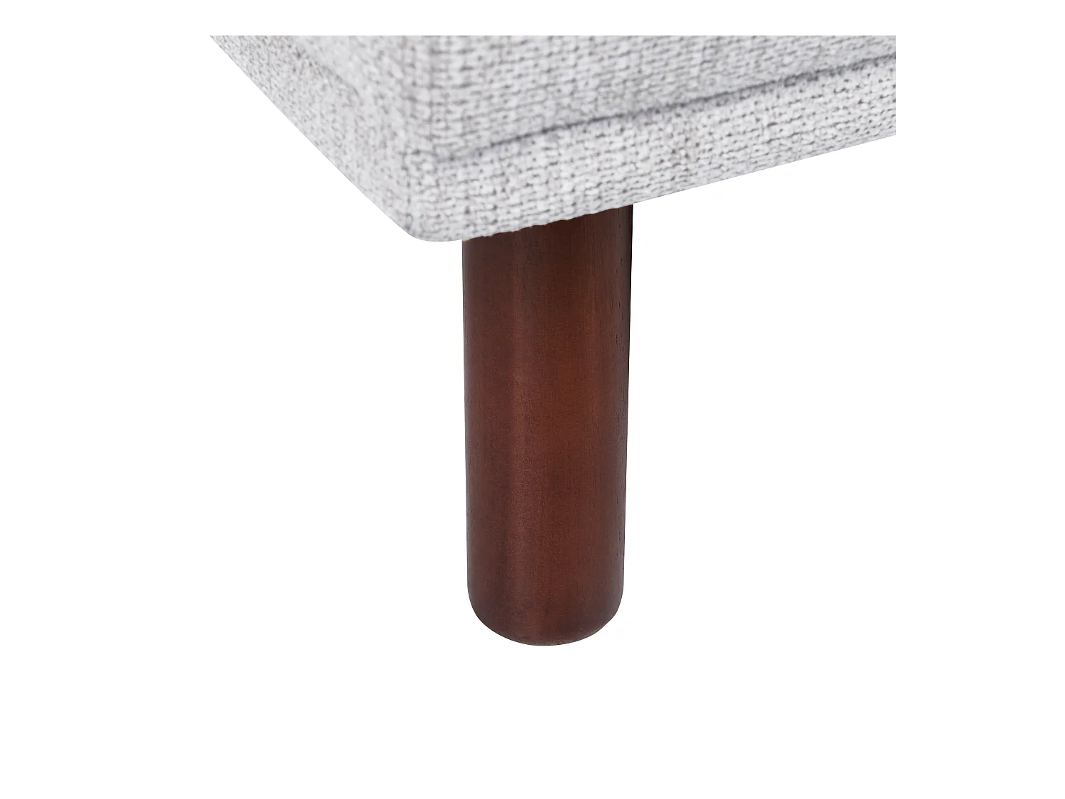 Ottoman HOLT Tissu Gris clair