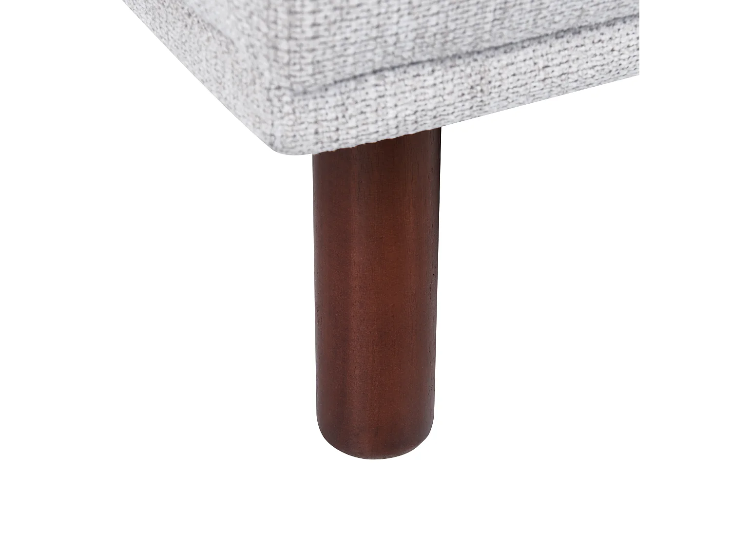 Ottoman HOLT Tissu Gris clair