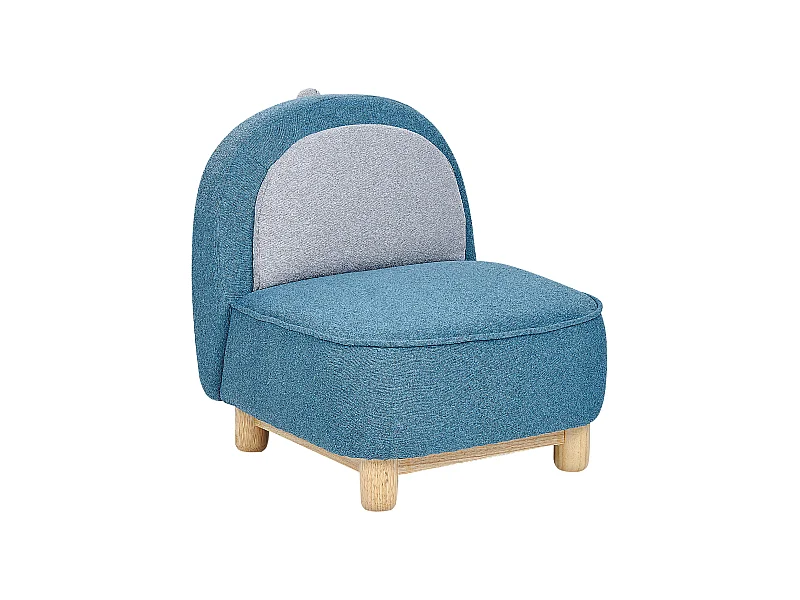 Fauteuil pour enfants Dinosaure FABORG Tissu Bleu
