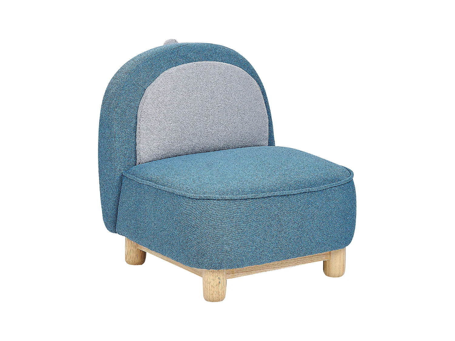 Fauteuil pour enfants Dinosaure FABORG Tissu Bleu