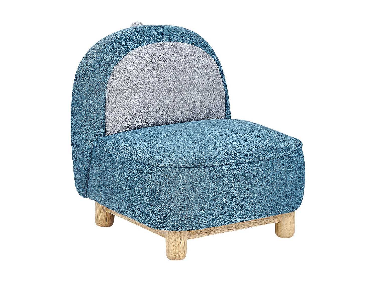 Fauteuil pour enfants Dinosaure FABORG Tissu Bleu