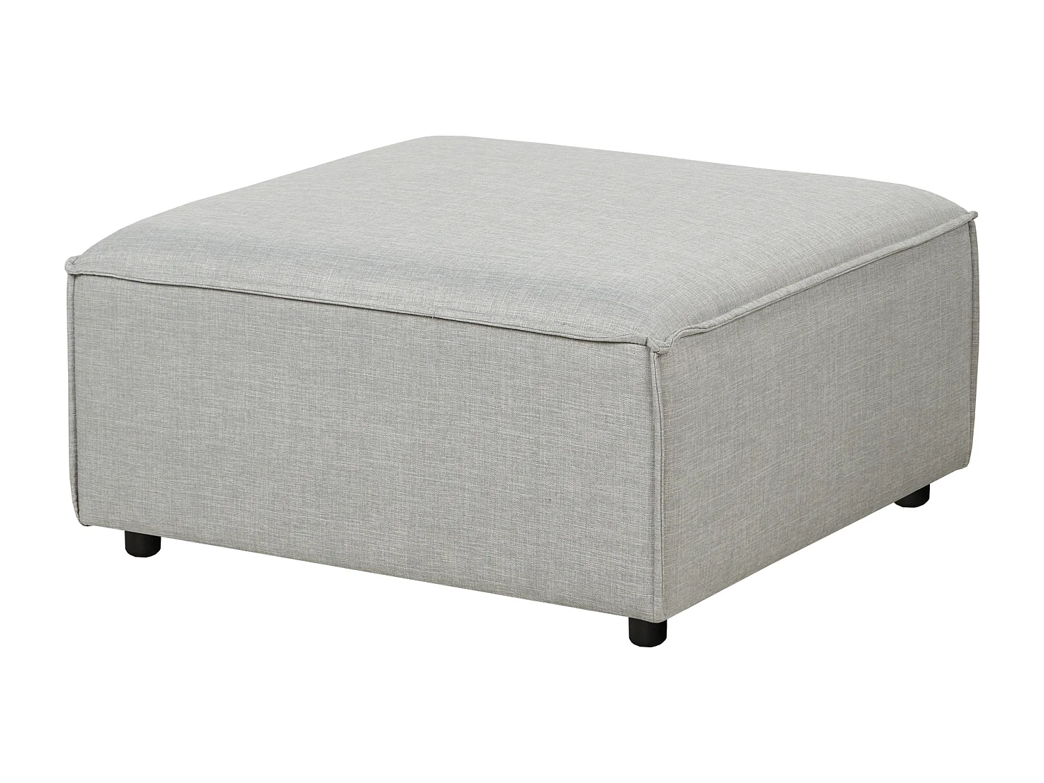Ottoman ARDAL Tissu Gris clair