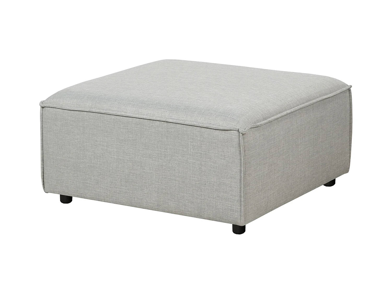 Ottoman ARDAL Tissu Gris clair