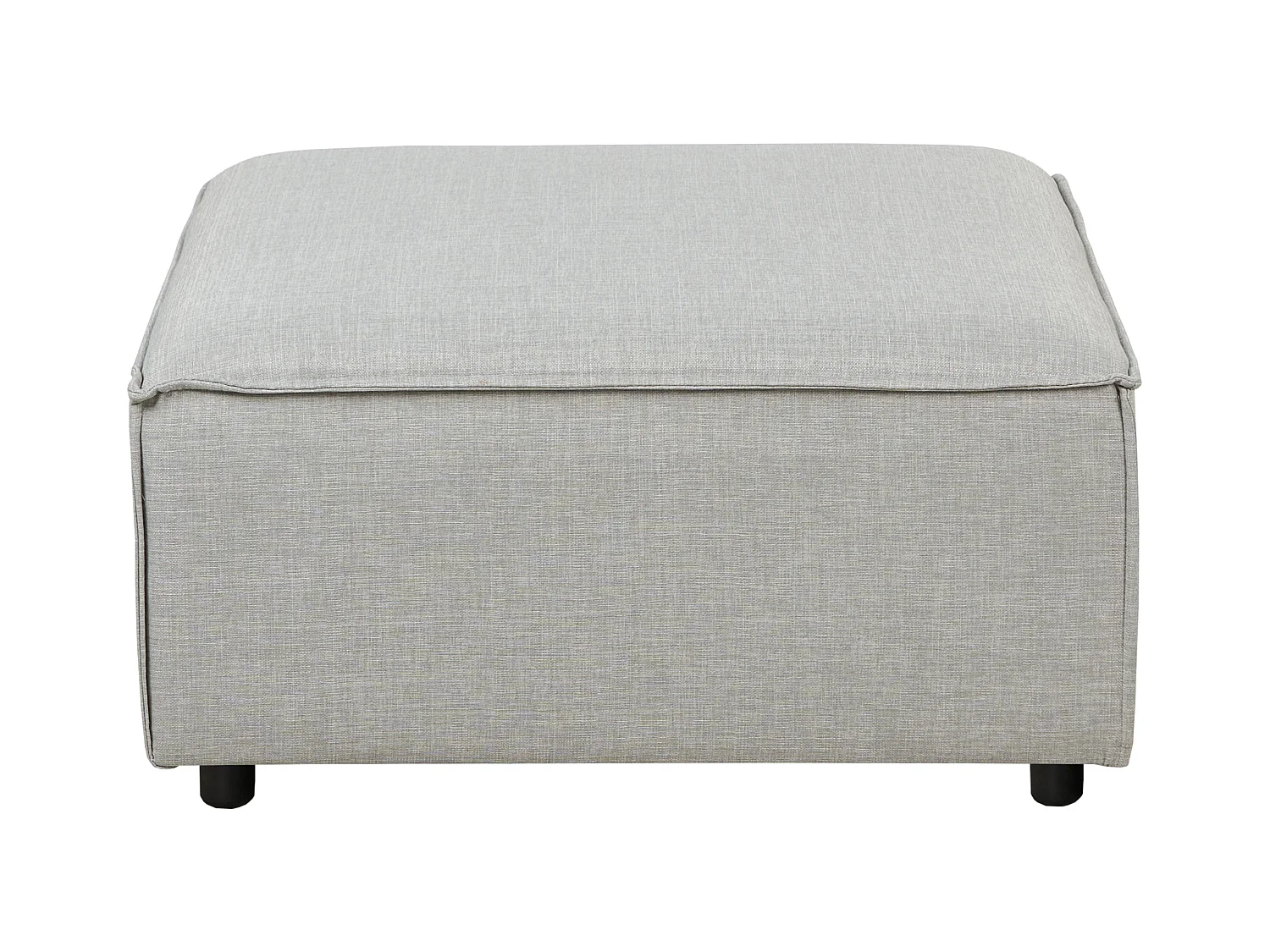 Ottoman ARDAL Tissu Gris clair