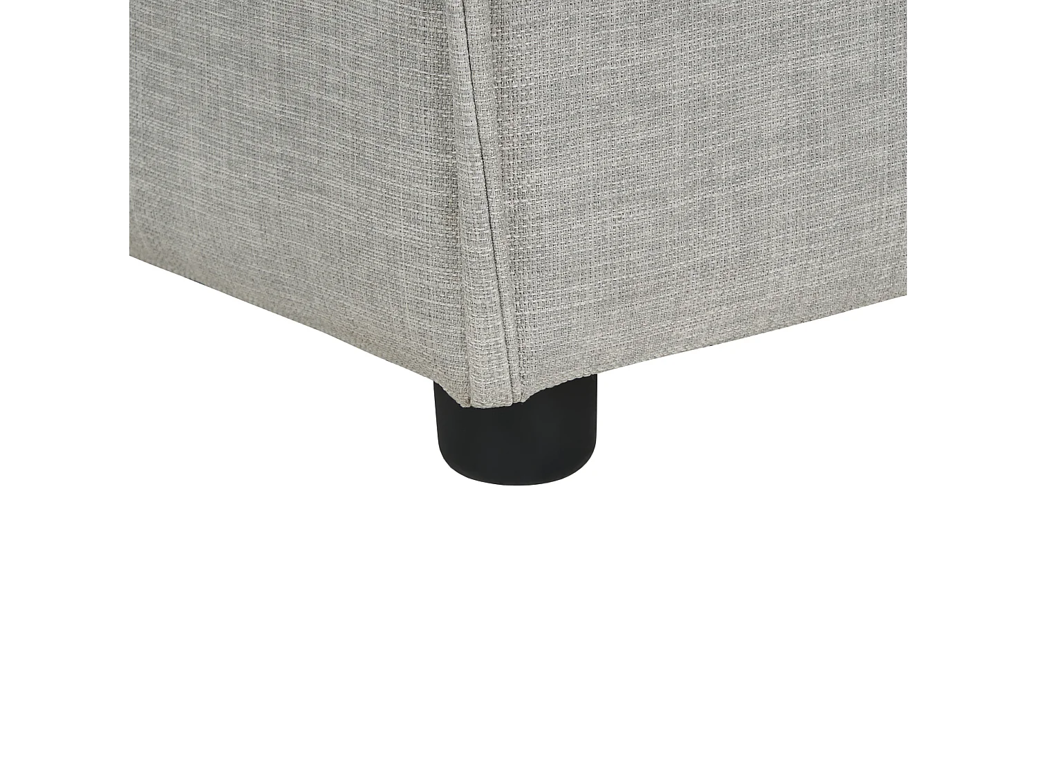 Ottoman ARDAL Tissu Gris clair