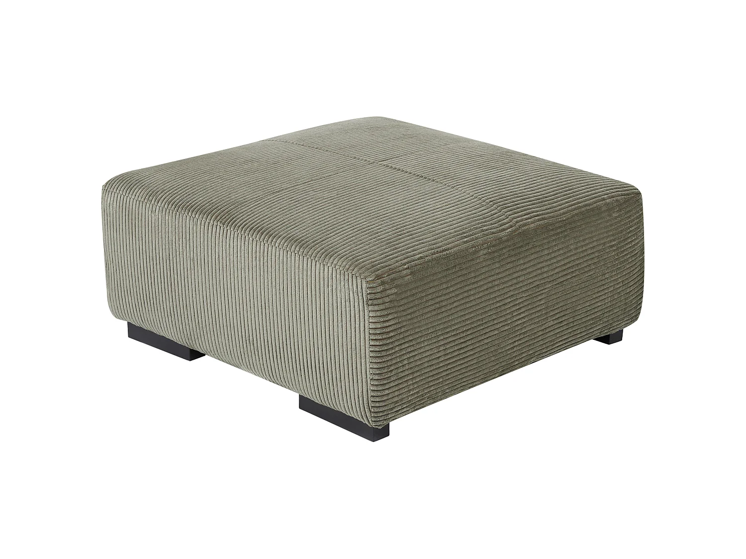 Ottoman LUNGO Corduroy Green