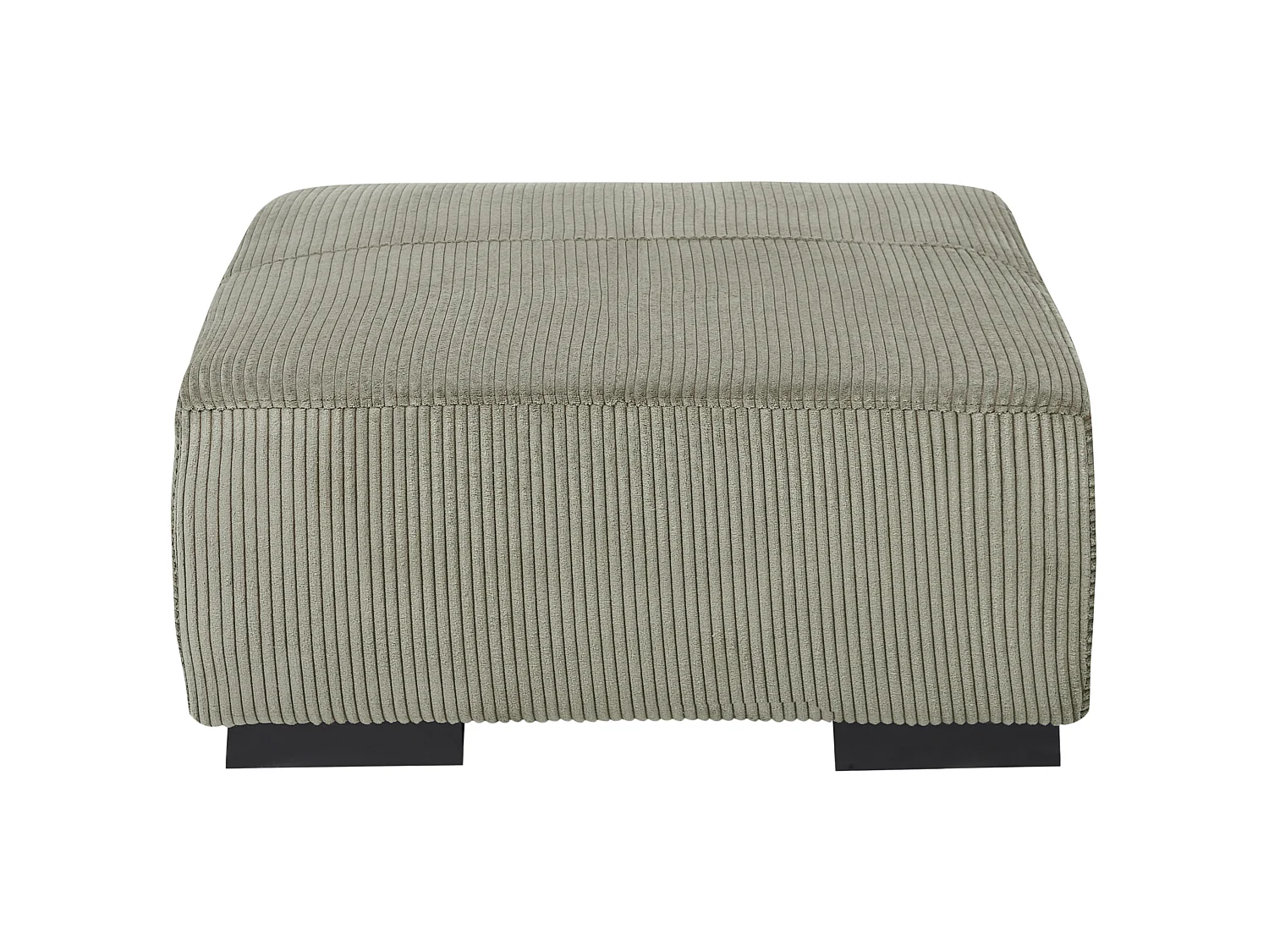 Ottoman LUNGO Corduroy Green