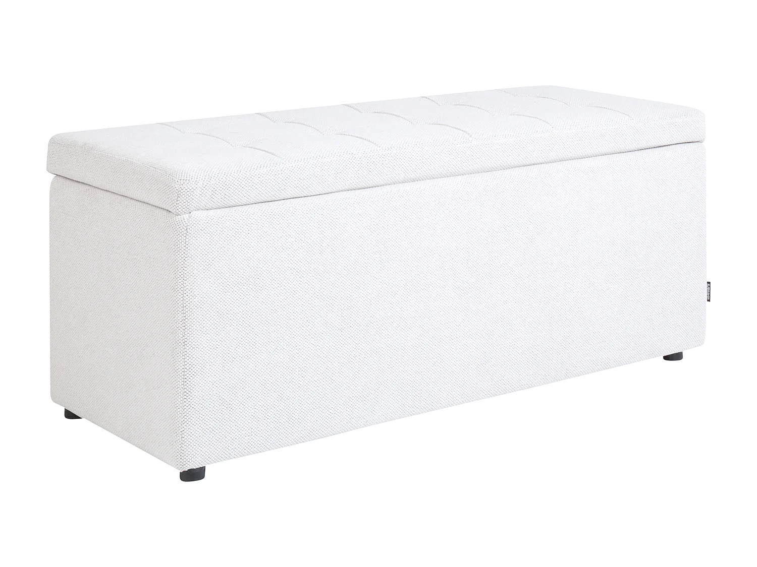 Repousa-pés com arrumação OREM Tecido Branco creme