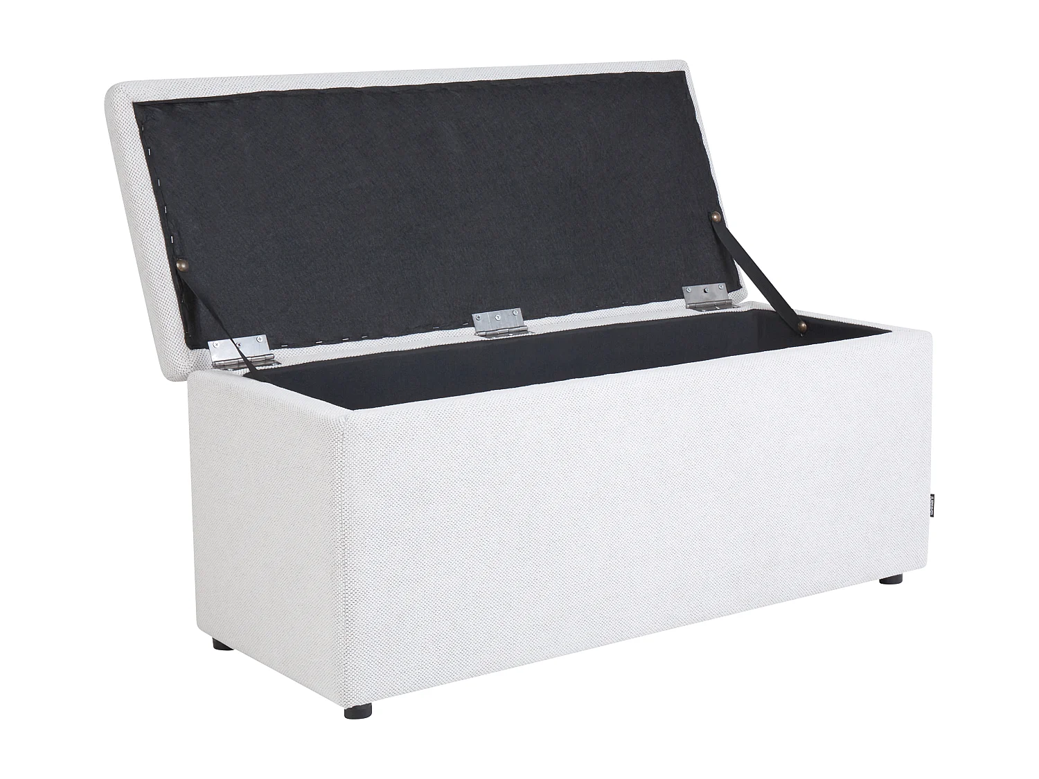 Repousa-pés com arrumação OREM Tecido Branco creme