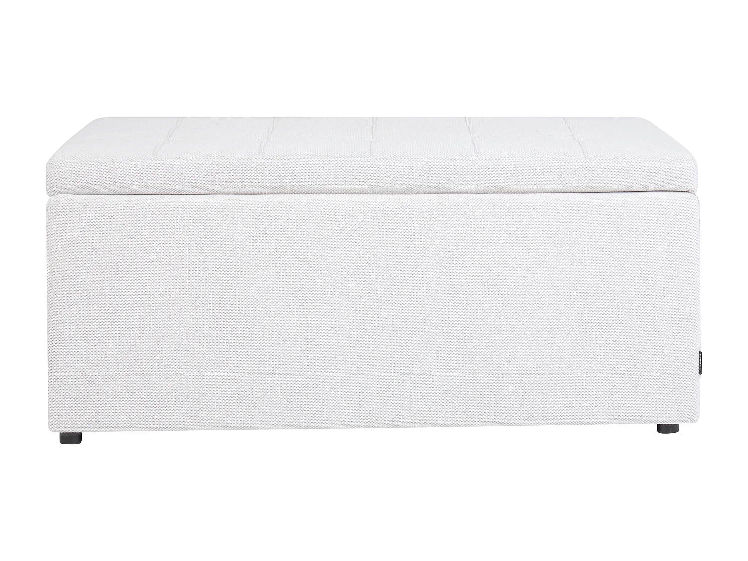 Repousa-pés com arrumação OREM Tecido Branco creme