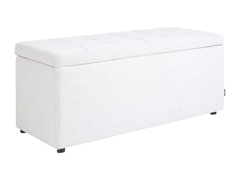 Repousa-pés com arrumação OREM Tecido Branco creme