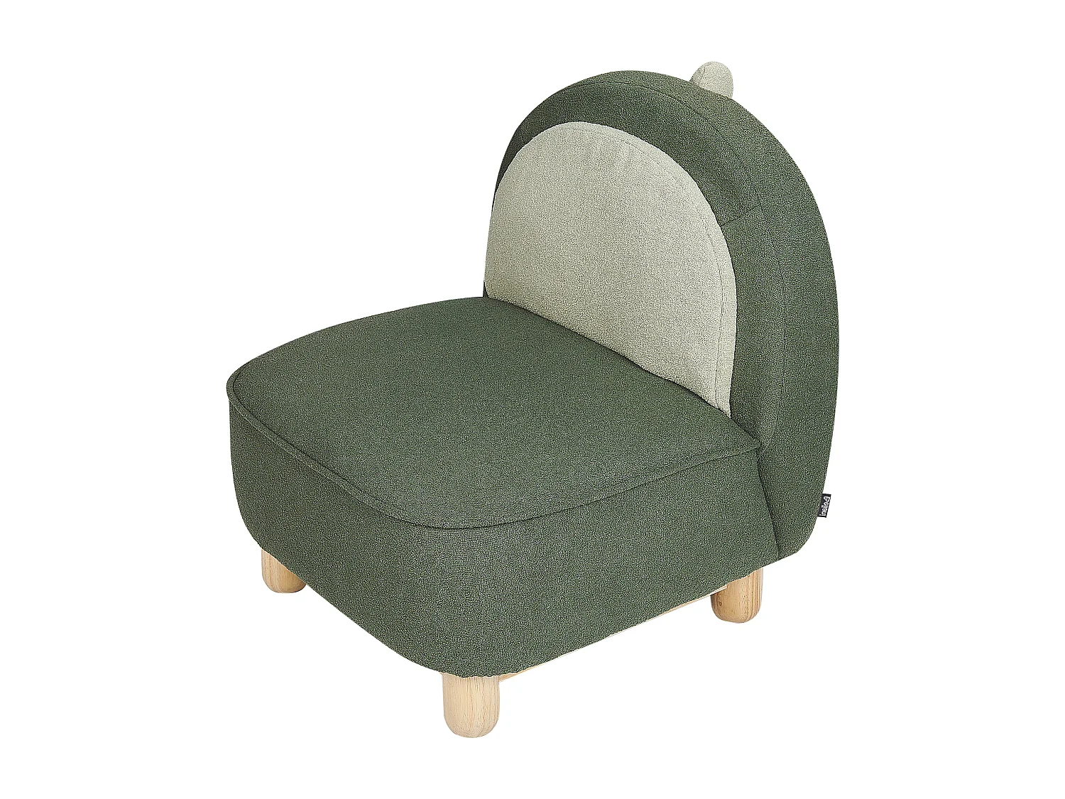 Kindersessel dunkelgrün Tierform Dinosaurier FABORG
