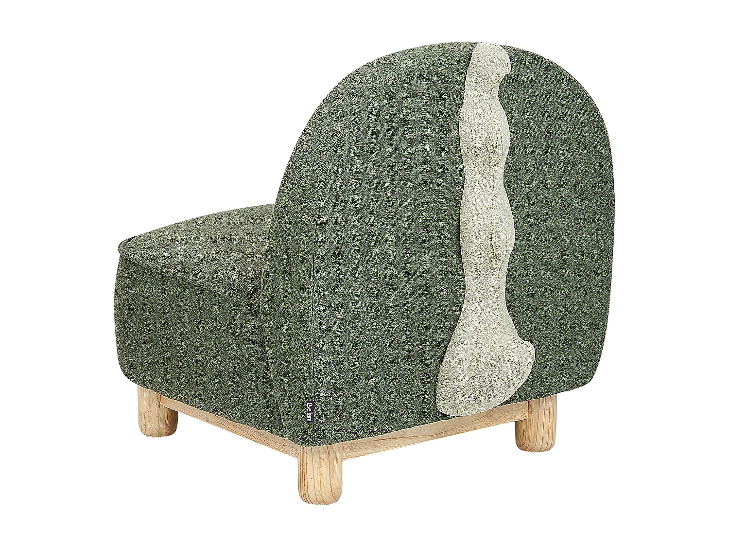 Kindersessel dunkelgrün Tierform Dinosaurier FABORG