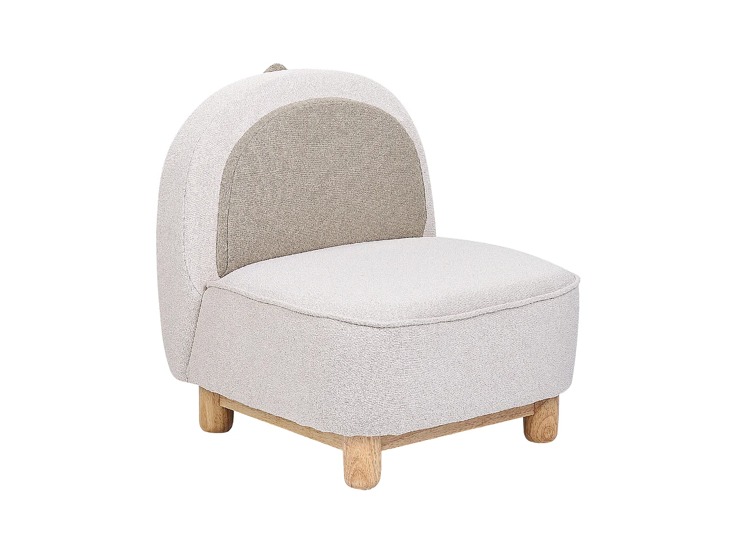 Fauteuil pour enfants Dinosaure FABORG Tissu Beige clair
