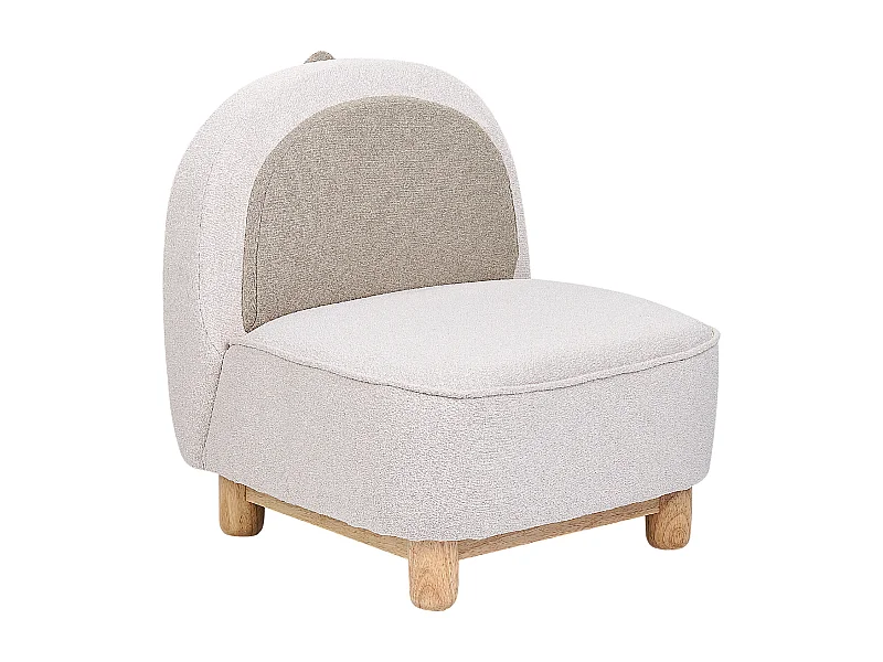 Sedia per bambini tessuto beige FABORG