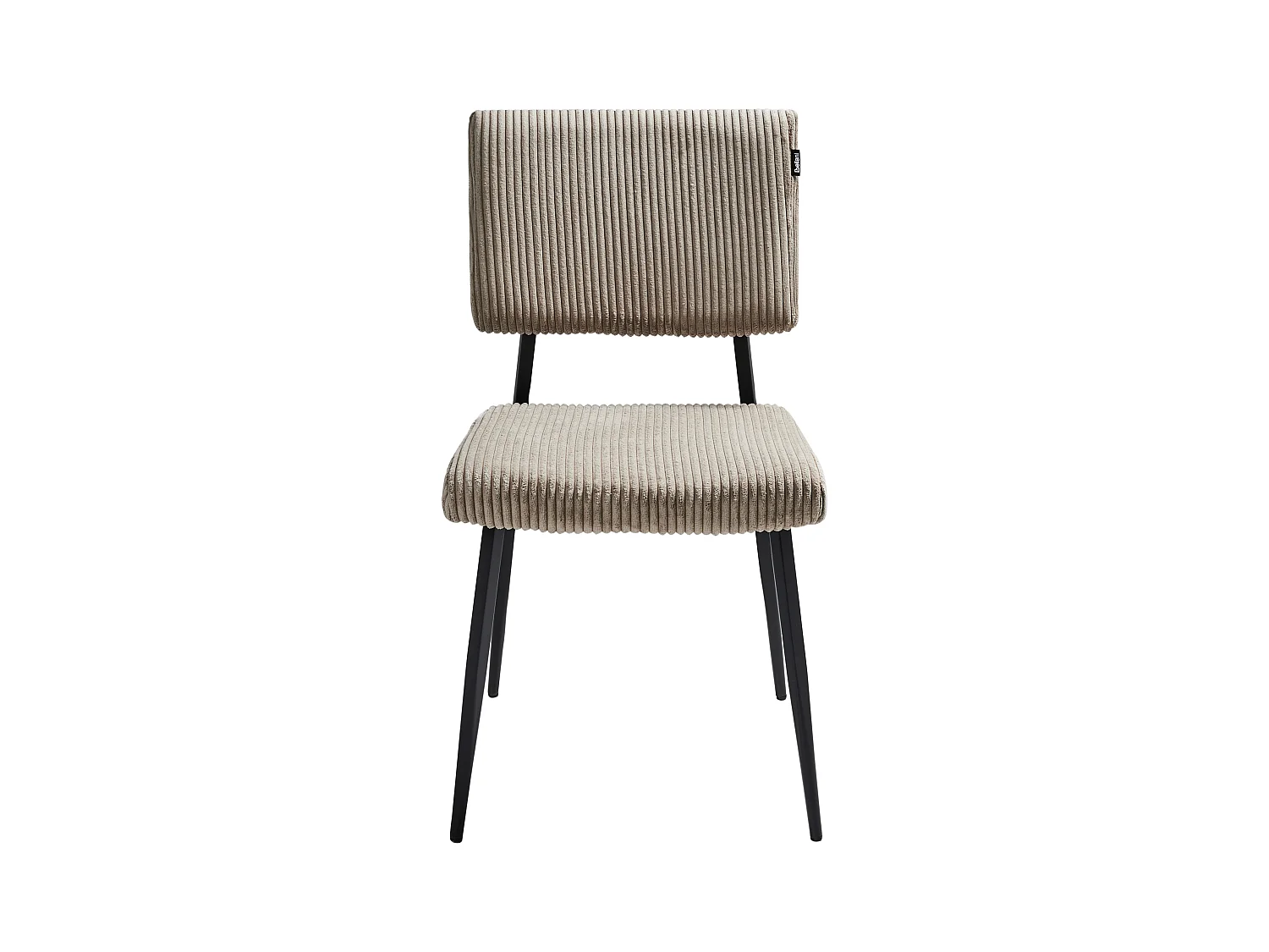 Esszimmerstuhl 2er Set STURGIS Cord Taupe