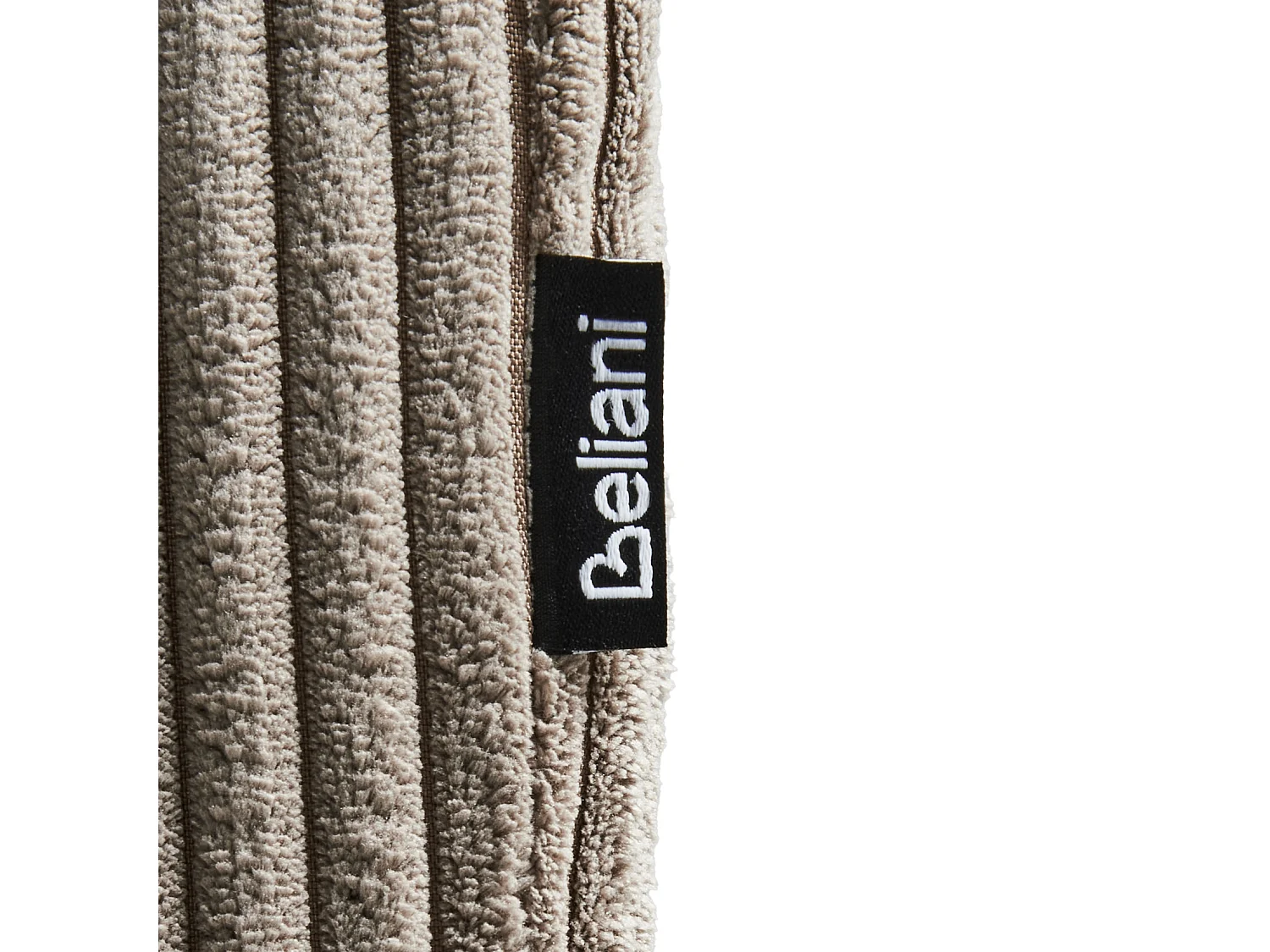 Lot de 2 chaises de salle à manger STURGIS Velours côtelé Taupe