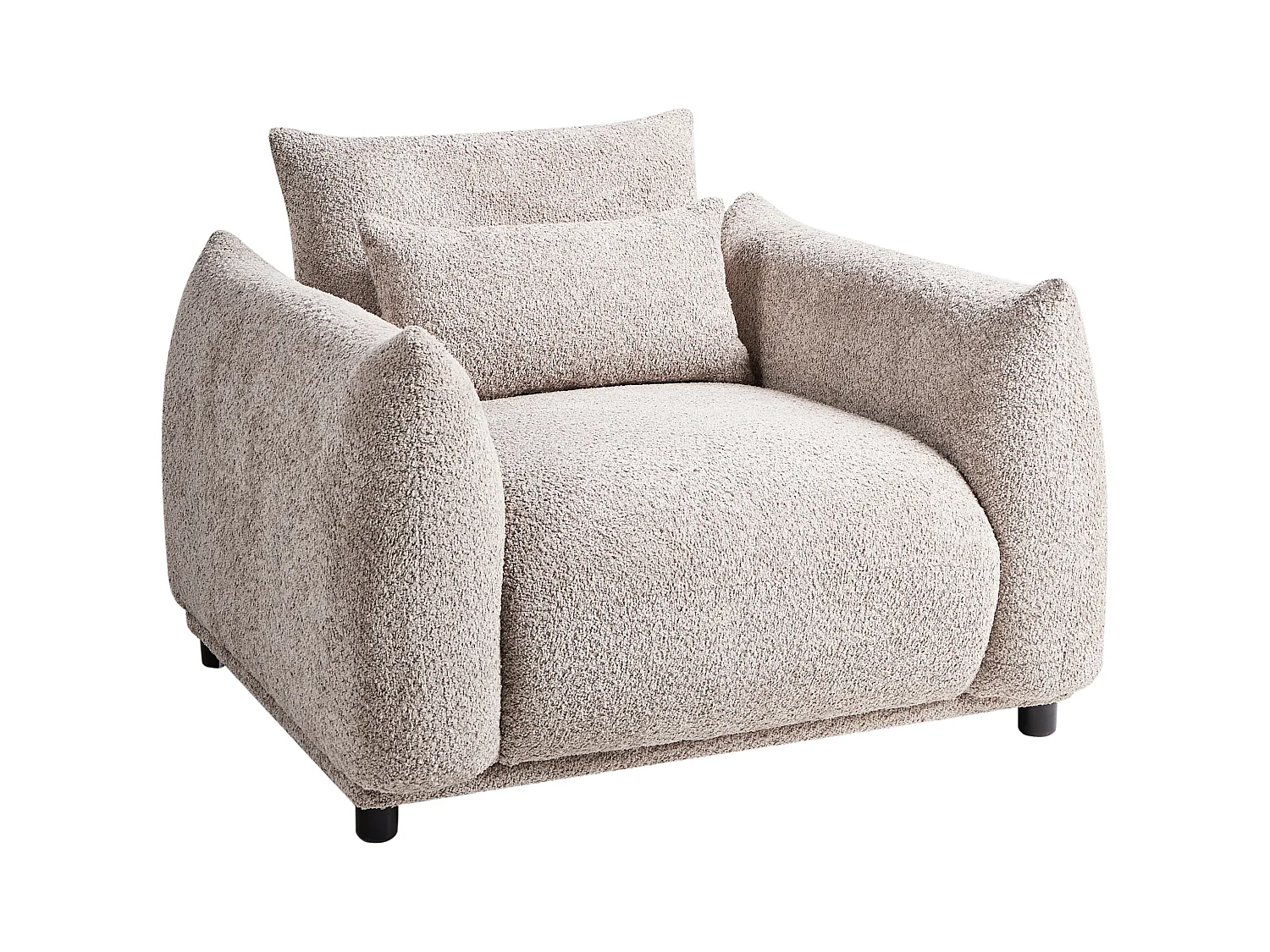 Sessel JAMSA Bouclé Taupe