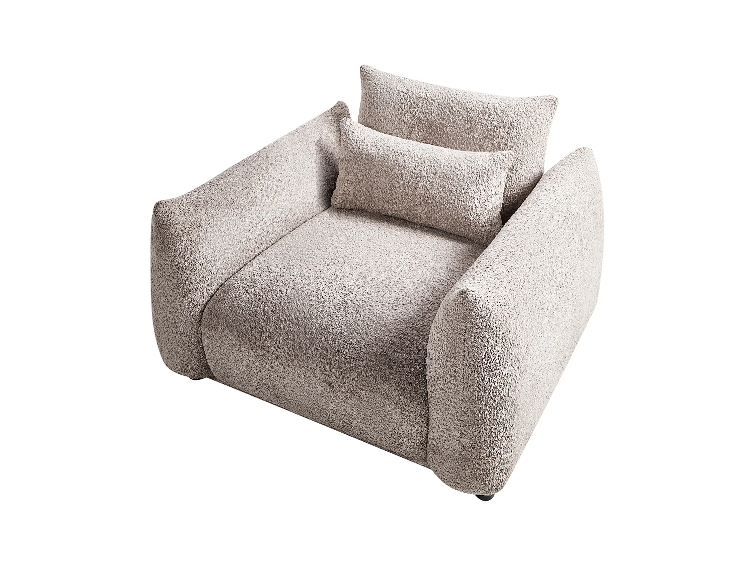 Sessel JAMSA Bouclé Taupe