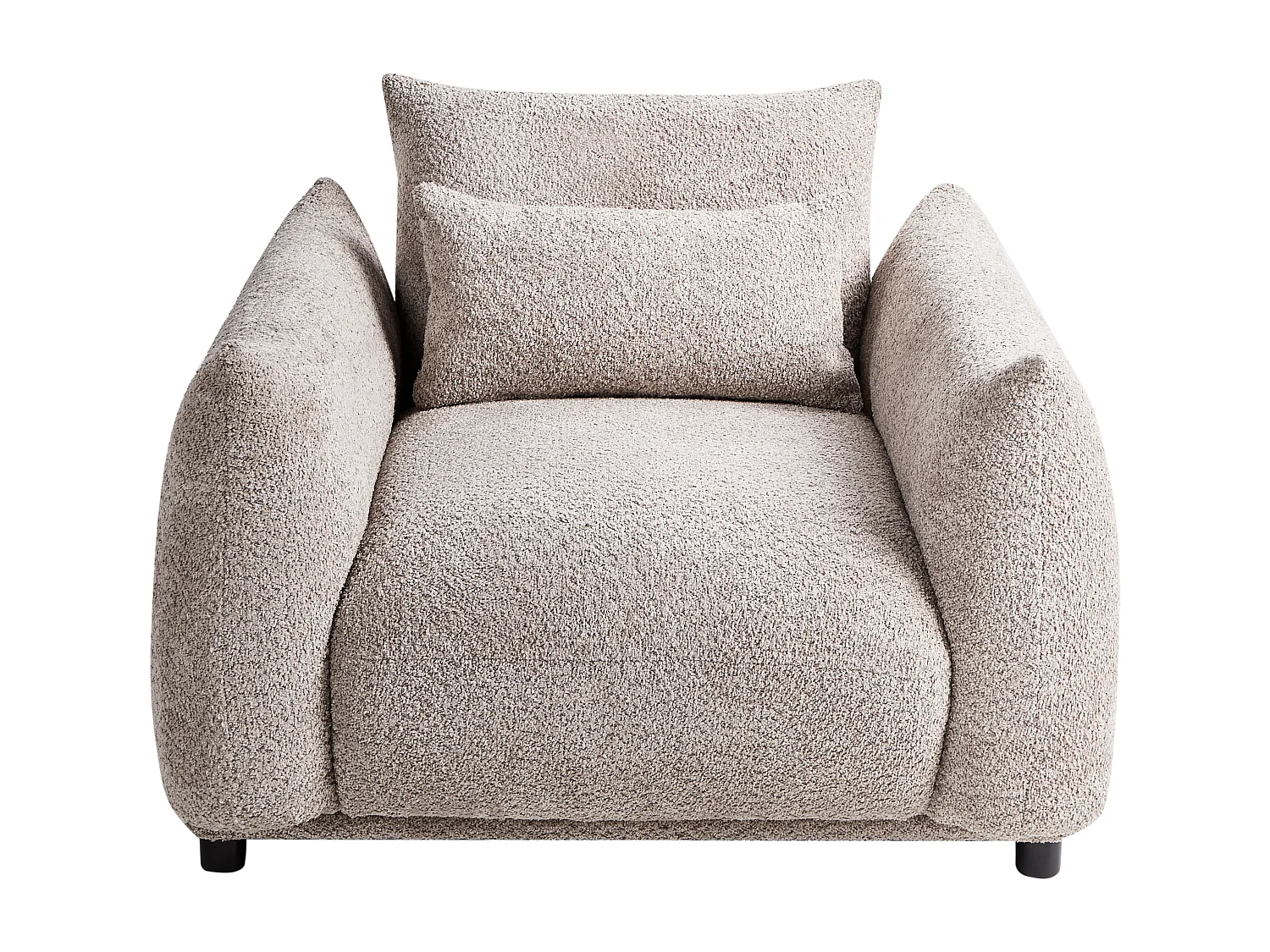 Poltrona JAMSA Bouclé Tortora