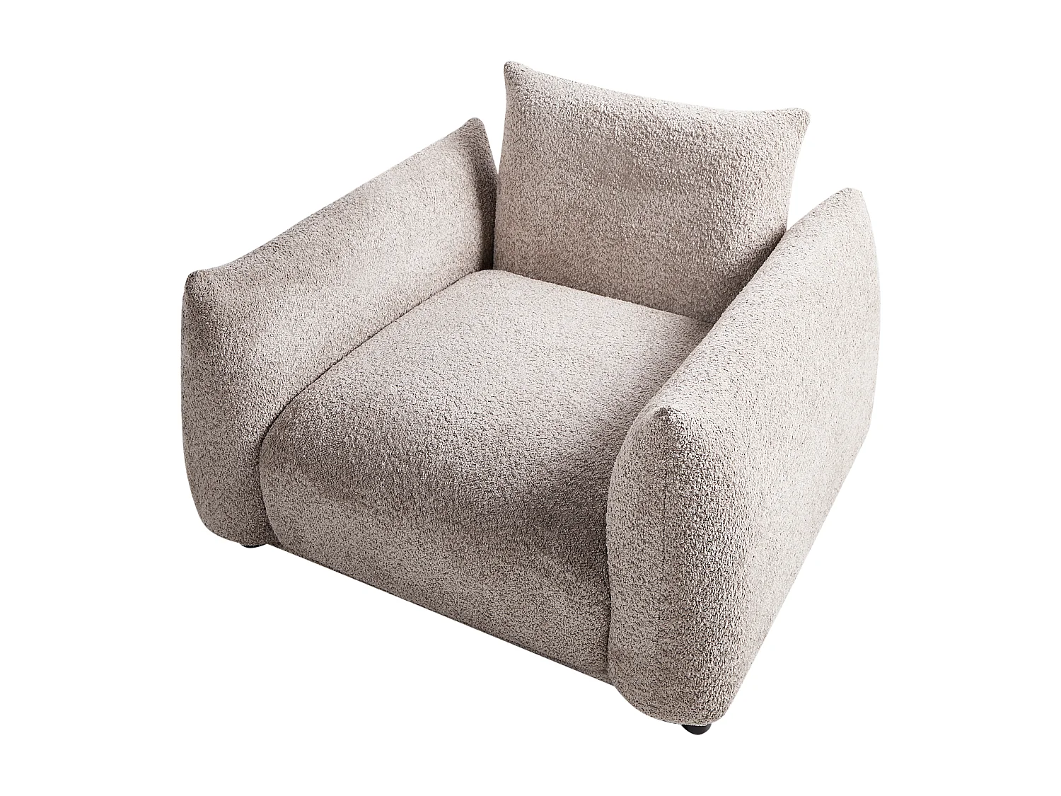 Poltrona JAMSA Bouclé Tortora