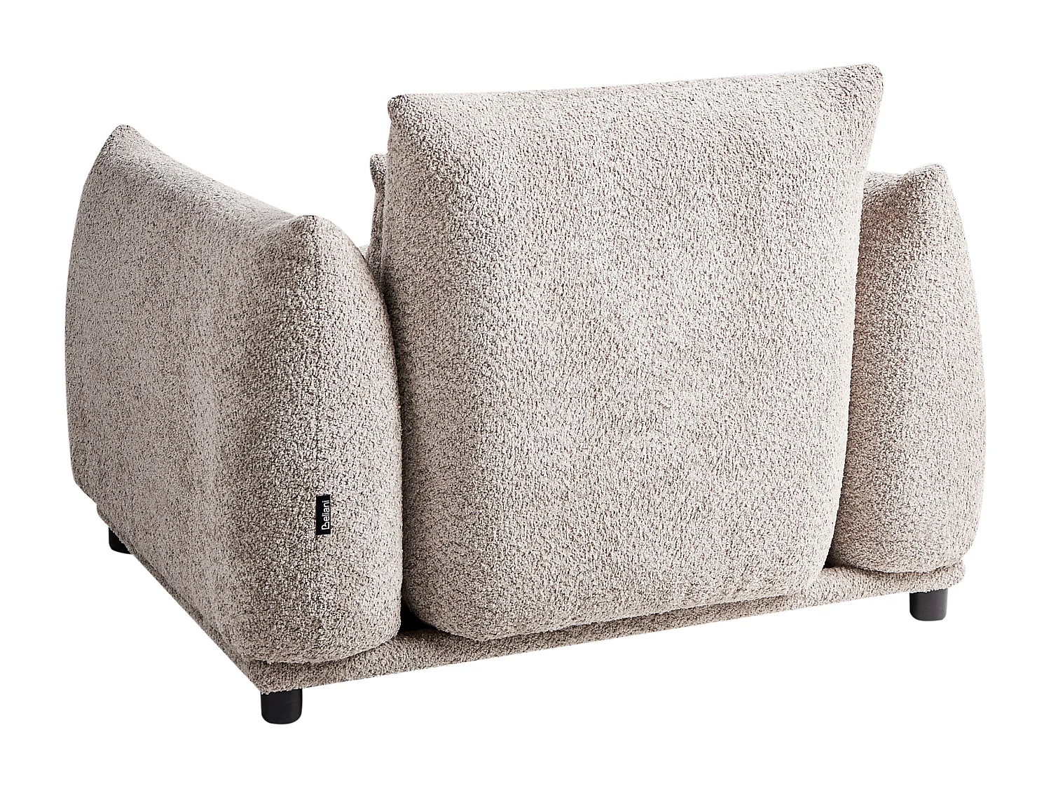 Poltrona JAMSA Bouclé Tortora