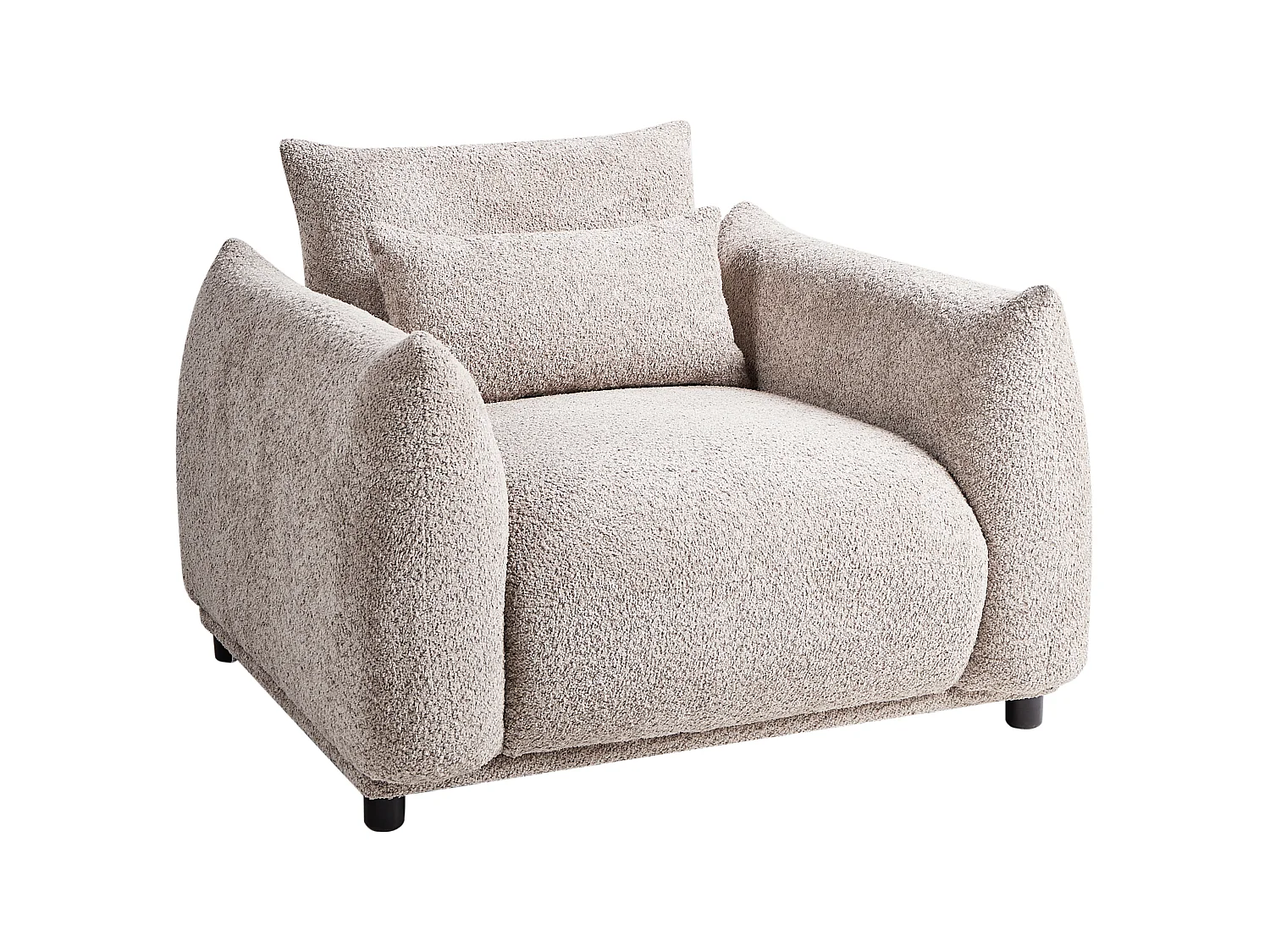 Armchair JAMSA Boucle Taupe