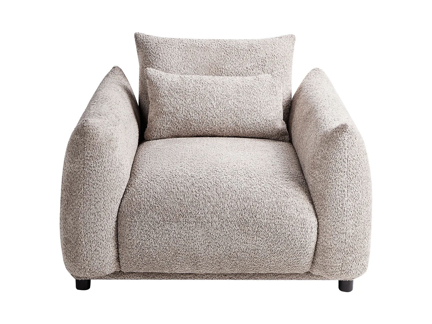 Armchair JAMSA Boucle Taupe