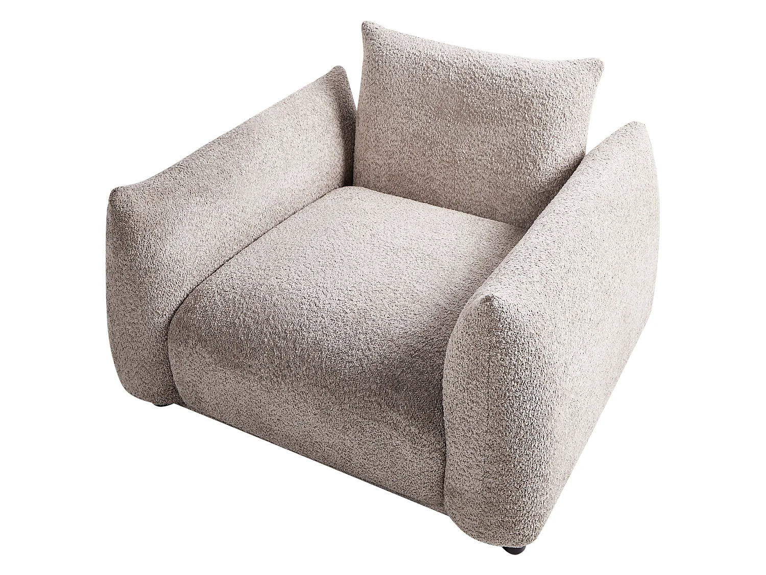 Armchair JAMSA Boucle Taupe