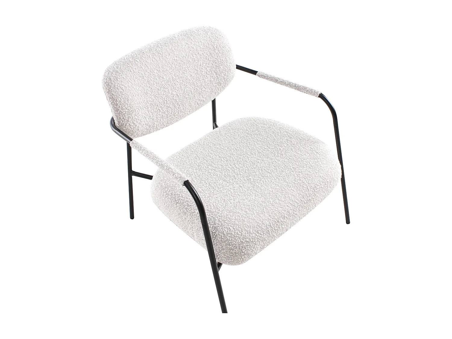 Fauteuil AUSVIKA Tissu Beige clair