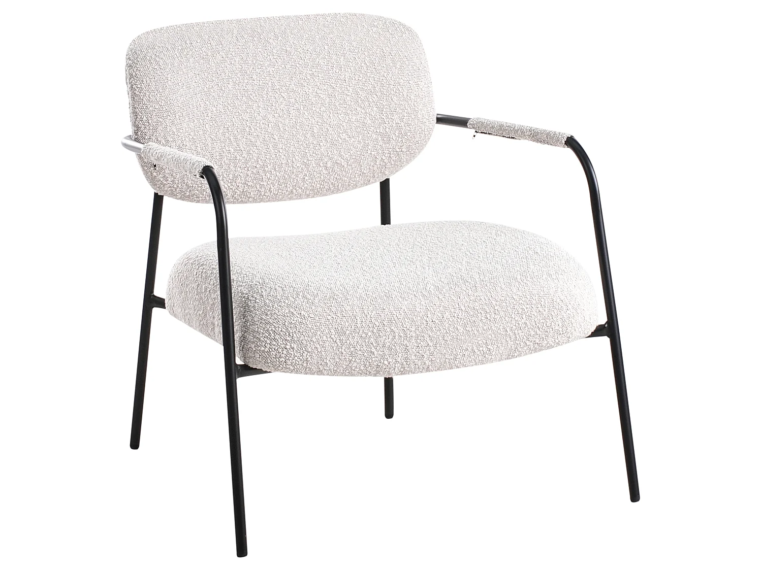 Poltrona AUSVIKA Tessuto Beige chiaro