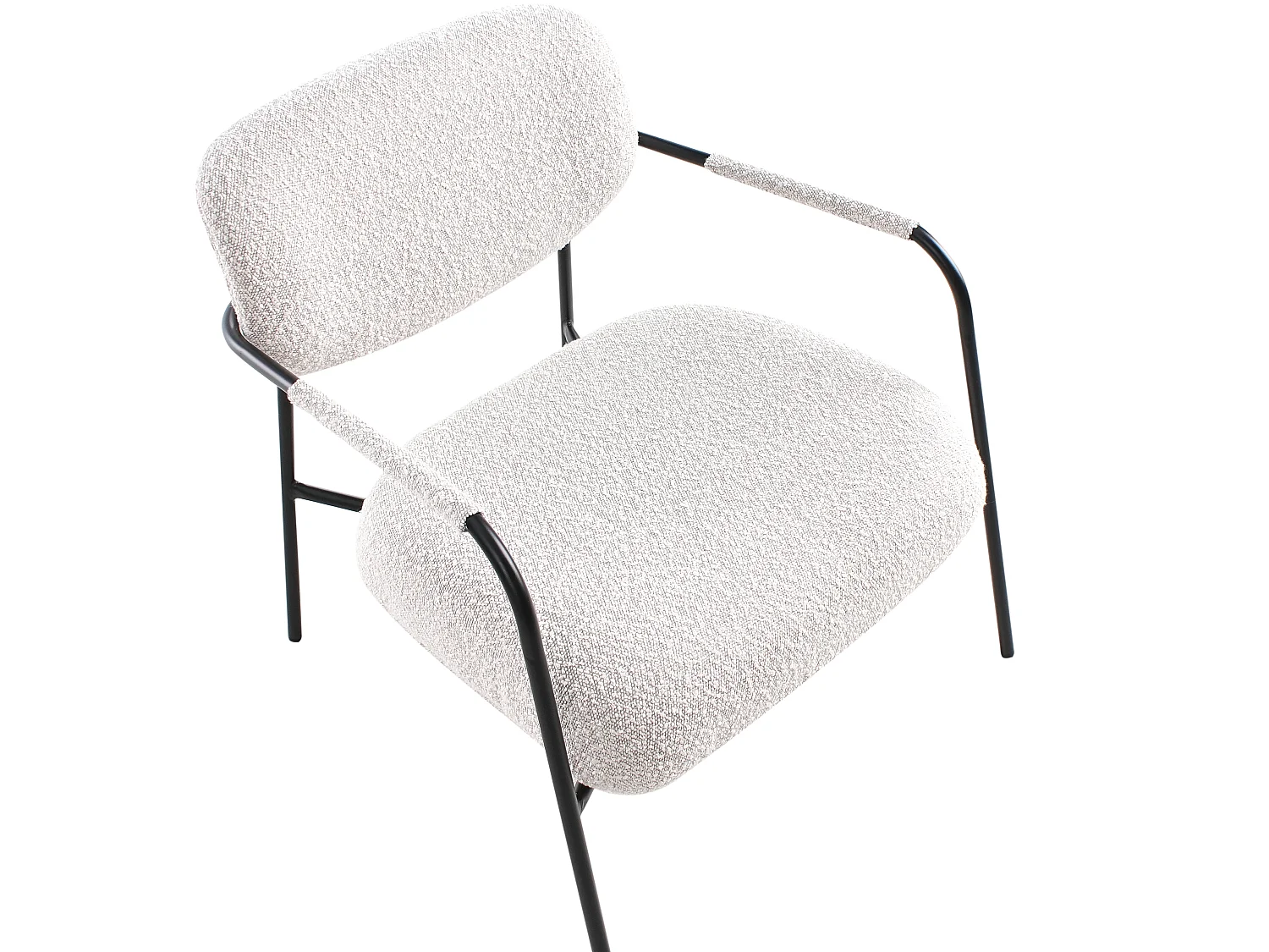 Poltrona AUSVIKA Tessuto Beige chiaro