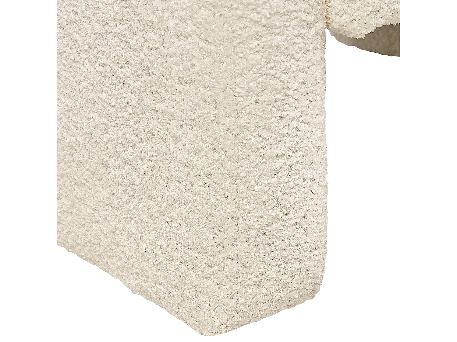 Fauteuil HALLSBERG Bouclé Gebroken wit