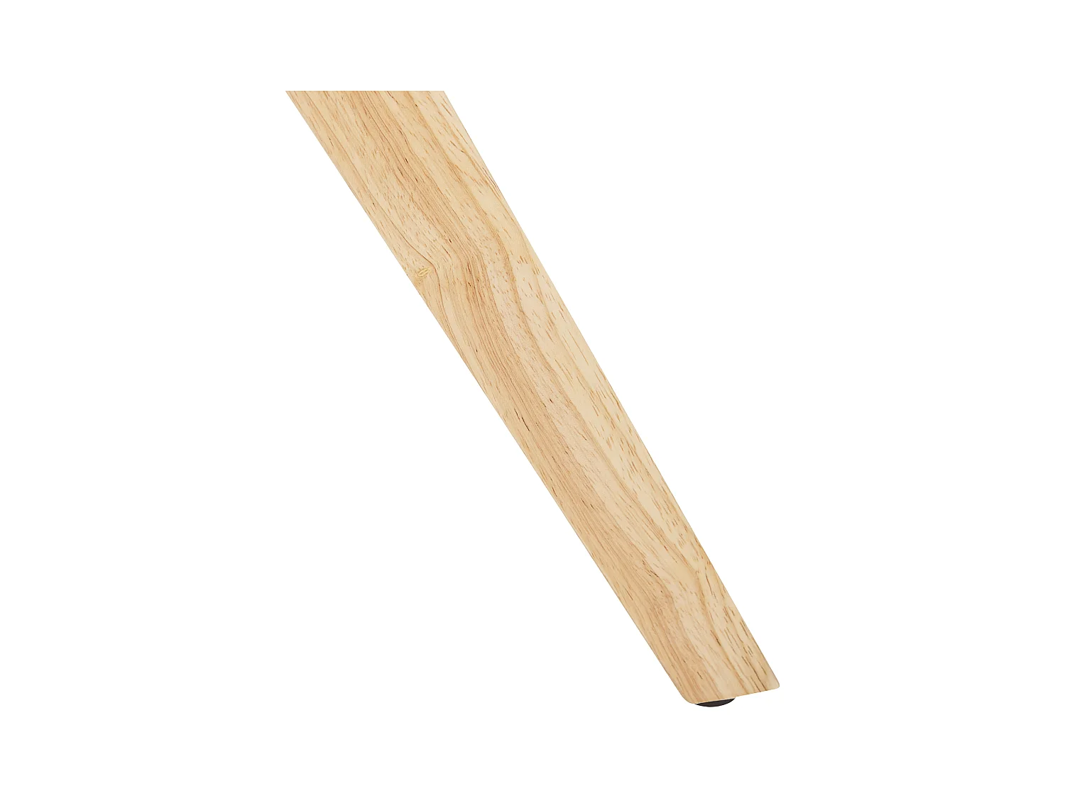 Sessel Bouclé Stoffbezug weiß mit hohen Armlehnen hellbraunen Holzbeinen Bjarn