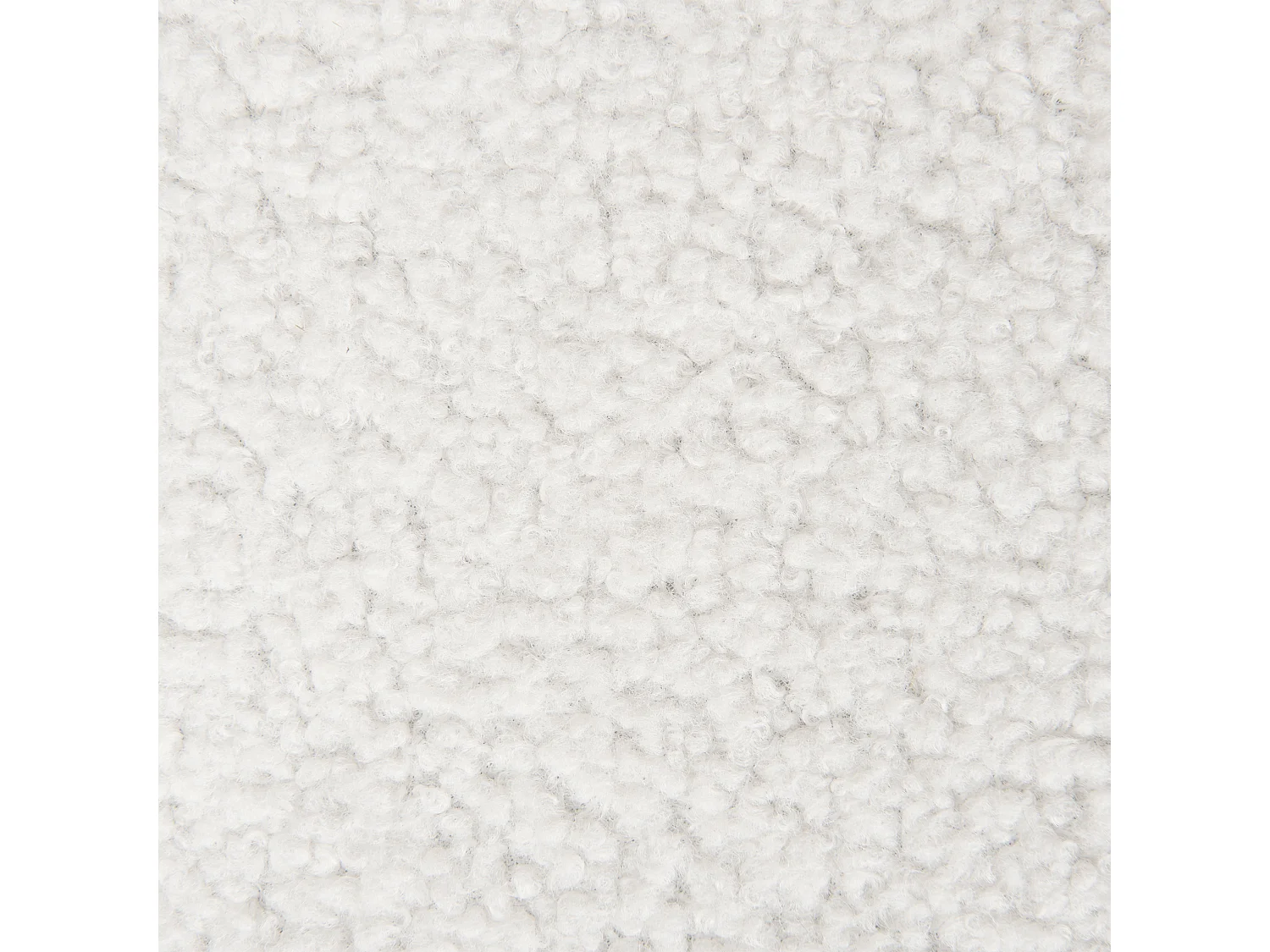 Fauteuil BJARN Bouclé Blanc