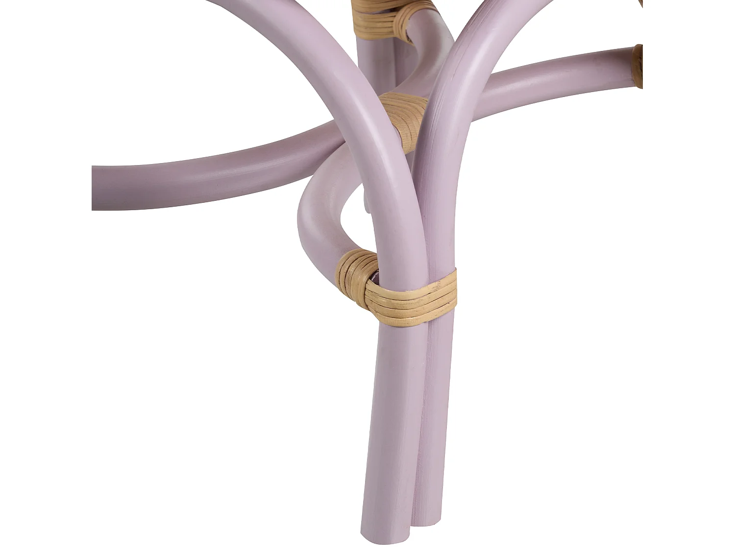 Chaise pour enfant DESIMI Rotin Violet