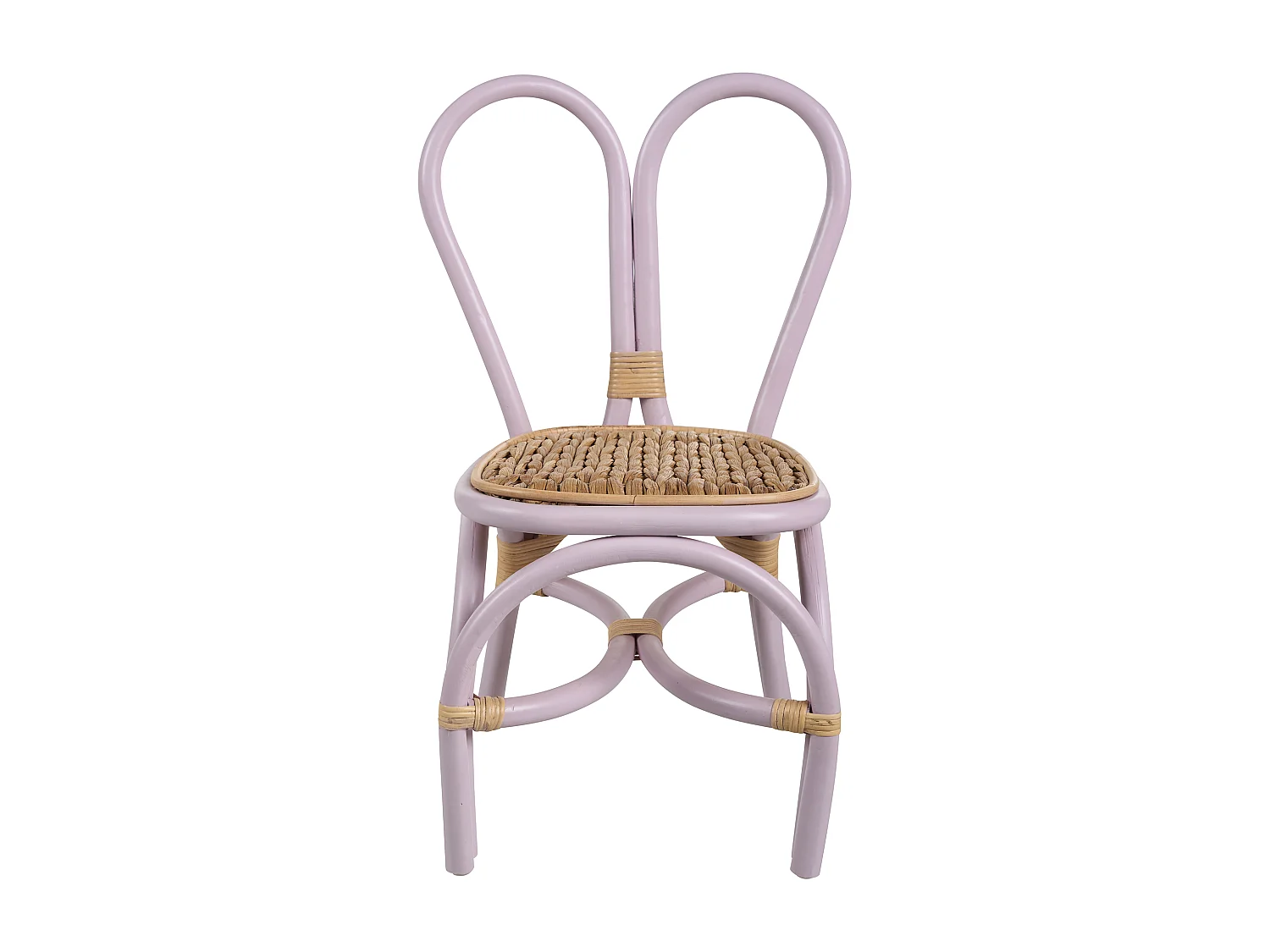 Chaise pour enfant DESIMI Rotin Violet